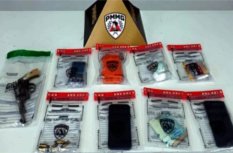 Adolescente é apreendido com arma e drogas após postar vídeo nas redes sociais em Guaxupé